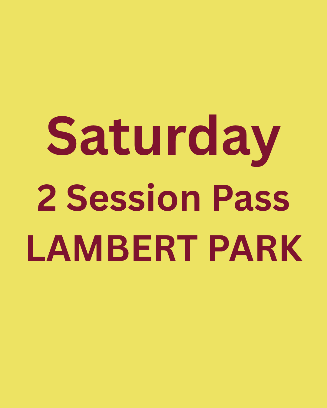 2 Session Pass