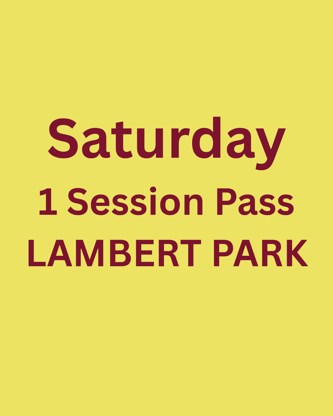 1 Session Pass